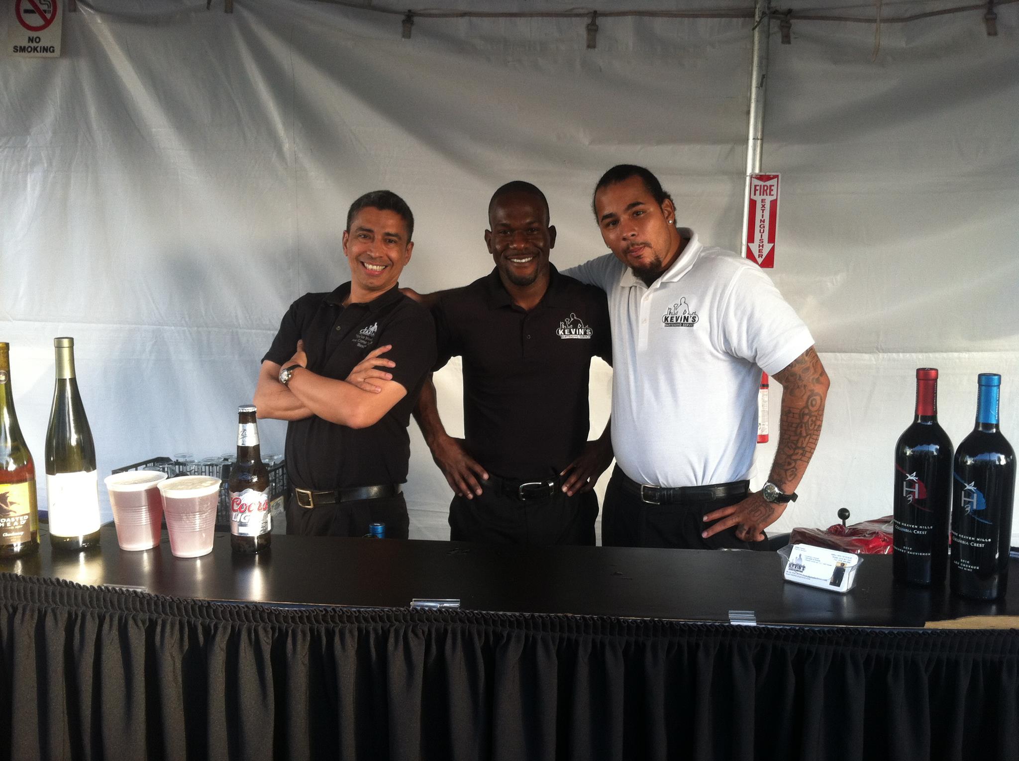 KBS event staffing team working together at a function